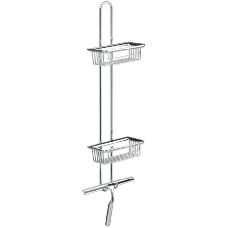emco system2 étagère murale, 2 paniers profonds, raclette de