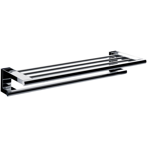emco system2 porte-serviettes double, 600mm, chromé, 356800160,
