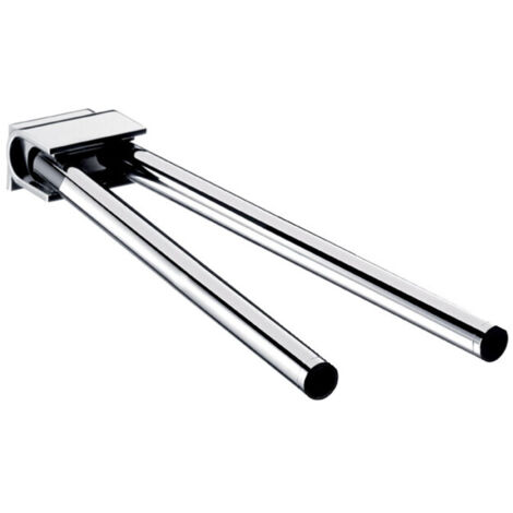 emco system2 toallero, giratorio, 2 brazos, 346mm, cromo,