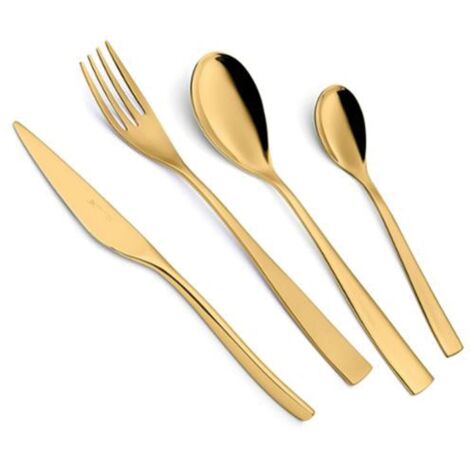 Eme Cubiertos 24 Pzas Oro