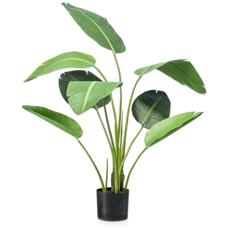 

Emerald Árbol artificial Strelitzia en maceta 120 cm verde - Verde