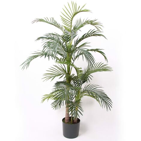 main image of "Emerald Artificial Areca Palm Tree in Pot 130 cm - Green"