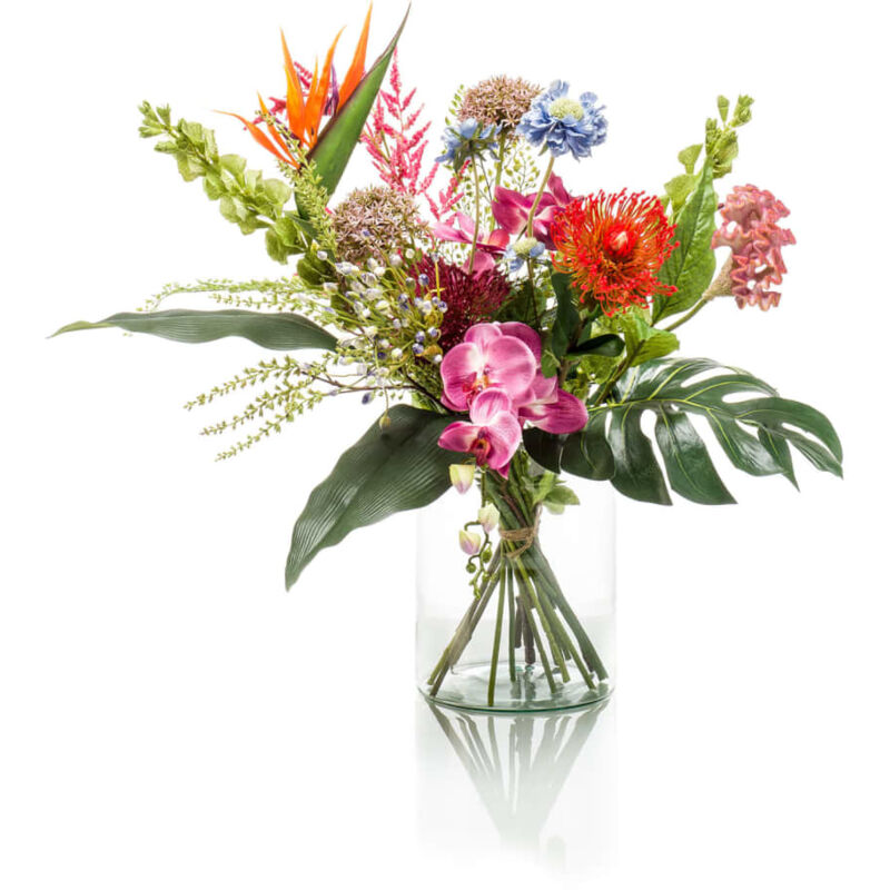 Bouquet artificiel Exotic Mix Emerald
