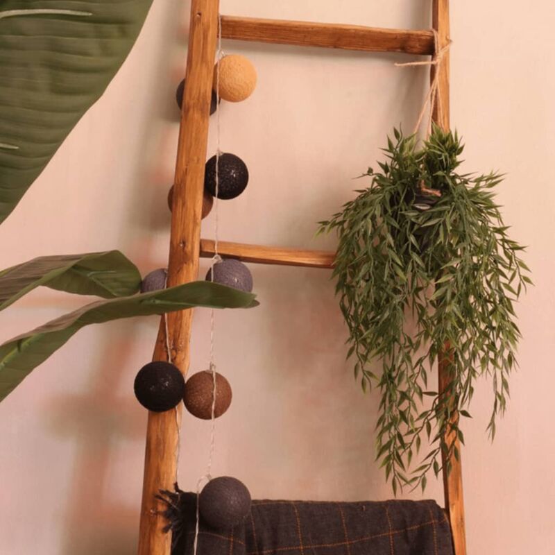 Torana - Emerald Buisson suspendu de bambou artificiel en pot 50 cm