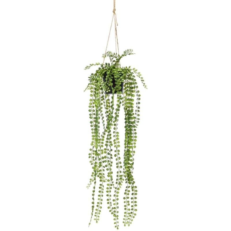 Buisson suspendu de ficus pumila artificiel en pot 60 cm - Emerald