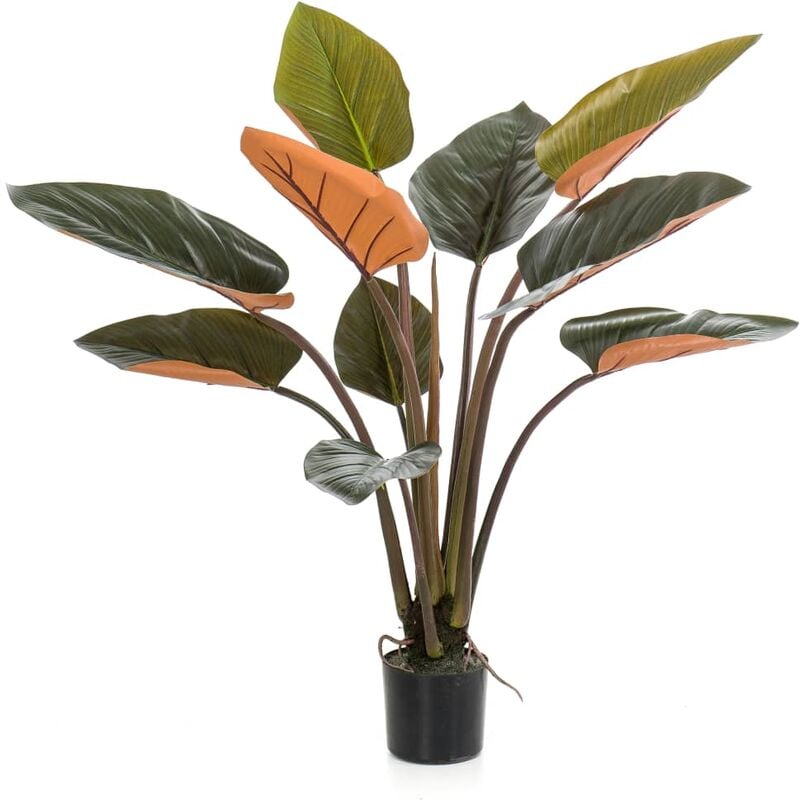 

Filodendro artificial verde y burdeos 120 cm - Multicolor - Emerald