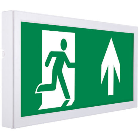 Emergency Exit LED - 3H Autonomy - 3W - Legenda PVC - 6000K - IP20