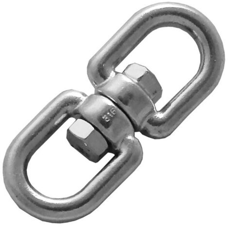Emerillon Oeil/Oeil 6Mm Inox A4 / Aisi 316