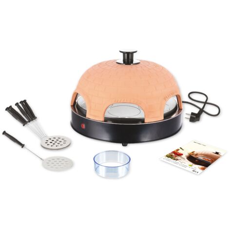 Emerio Pizzarette PO-115984 orange und schwarz 1200W schnelle Zubereitung