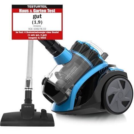 Emerio VCE-108278.10 Aspirateur sans sac noir 900W