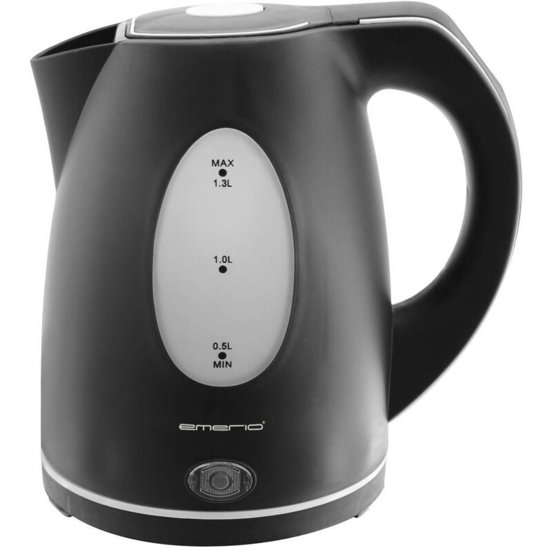Emerio - WK-106468.14 Bouilloire sans fil noir Contenance: 1.3 l