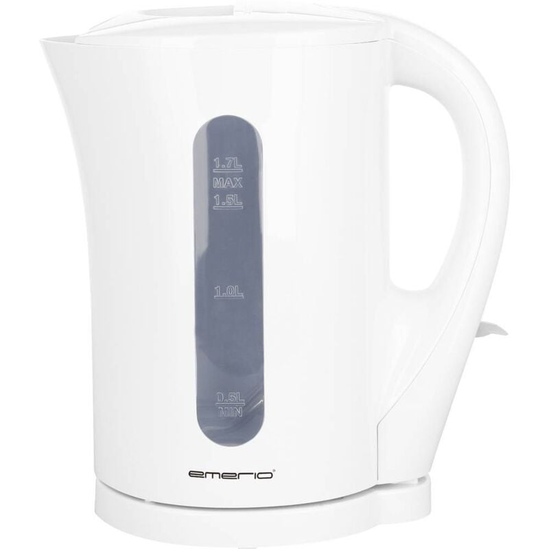 WK-123483.1 Bouilloire sans bpa, protection contre la surchauffe blanc Contenance: 1.7 l - Emerio