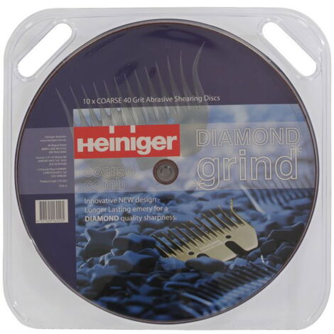 Emery paper coarse 40 grit  combs, blister pack 10 pcs