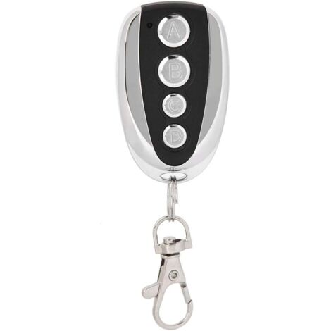 Émetteur à Main 433 MHz Porte de Garage Télécommande, Compatible avec Les Modèles Nice Flor-S, pour Porte de Garage programmable à Distance RT1000 et Moteur de contrôleur de Porte de Garage