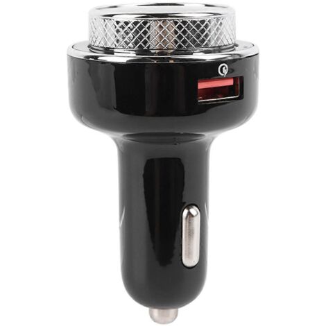Émetteur Bluetooth 5.0 adaptateur stéréo MP3 sans fil pour voiture, kit mains-libres appel, transmission audio musique, compatible autoradio.