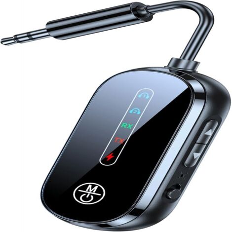 Émetteur Bluetooth Double Connexion 5.4 GHz - EINNENFFER - Adaptateur Audio Sans Fil pour TV, Casque, Voiture et Plus