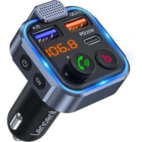 Émetteur Bluetooth Equivera - Récepteur Bluetooth - 2 en 1 - Récepteur Bluetooth - Auto
