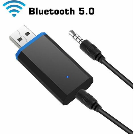 Émetteur Bluetooth pour TV, adaptateur audio sans fil Bluetooth 5.0 émetteur adaptateur sans fil 3,5 mm pour casque PC TV ordinateur portable et plus，HANBING