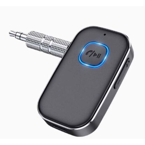 Émetteur Bluetooth - Récepteur Bluetooth pour voiture - Entrée auxiliaire 3,5 mm portable - Récepteur audio sans fil pour chaîne hi-fi/casque filaire