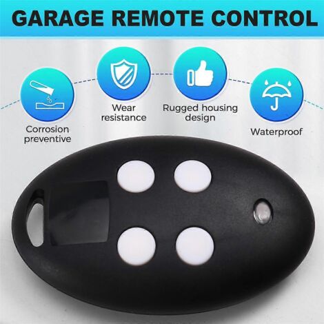 Émetteur de télécommande de porte de garage pour--