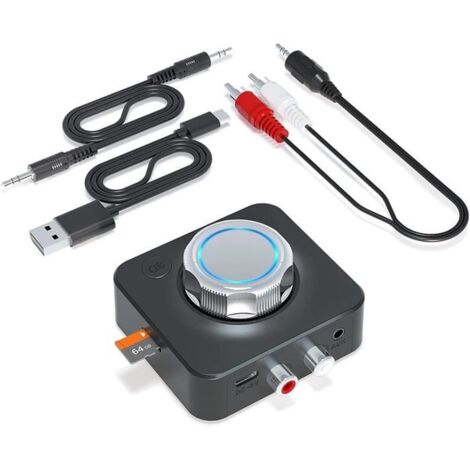 Emetteur et Recepteur Bluetooth 5.0, Bluetooth Transmetteur Optique Digital et Adaptateur RCA Audio 3.5mm