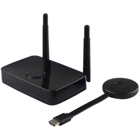 Émetteur et récepteur pour la diffusion en continu 4K depuis un ordinateur portable, un PC ou un smartphone