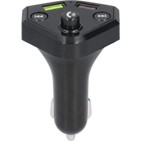 Émetteur FM Bluetooth mains libres pour voiture - Chargeur sans fil et récepteur radio portable X4