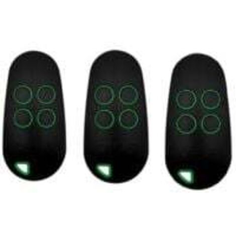 Émetteur portatif à code fixe 4 canaux TOPD4FRN 806TS-0330, double fréquence 433,92 MHz et 868,35 MHz