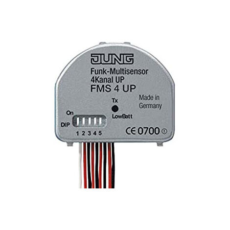 Emetteur radio 4 voies à pile CR2032 (fournie) miniature pour boite FMS4UP