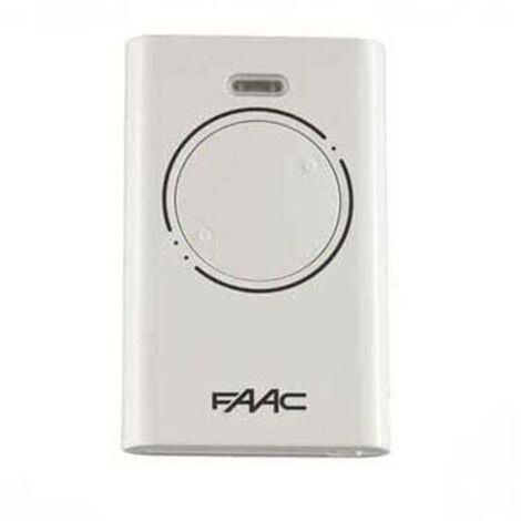 Emetteur Radio Control 2 Canaux Blanc FAAC XT2 868 SLH LR 787009