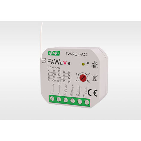Émetteur radio encastré 230 V FW-RC4AC