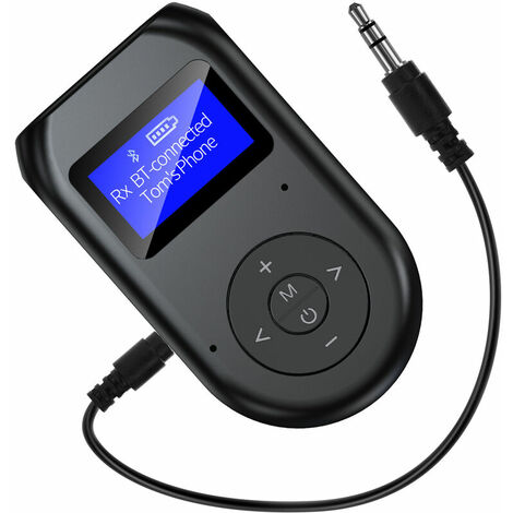Adaptateur Bluetooth,M6 NFC Émetteur Récepteur Bluetooth 5.0, Mini  Transmetteur FM Bluetooth Jack 3-en-1 3.5mm AUX/RCA Adaptateur Audio Bluetooth  pour TV/PC/Voiture Audio 