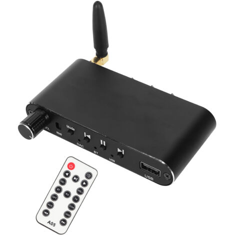 Émetteur/récepteur Bluetooth multifonctionnel 4 en 1 avec convertisseur numérique-analogique HiFi et capacité de lecture depuis une clé USB.