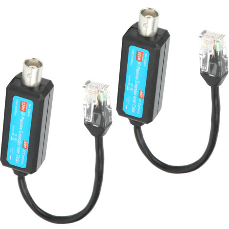 Émetteur-récepteur passif IP 8MP pour caméras de surveillance en réseau coaxial