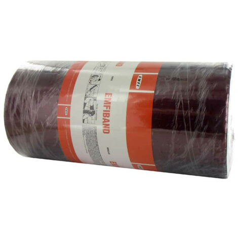 Emfi – Bande d'étanchéité autocollante à froid 30cm x 10m – Bitume modifié pour surfaces variées – Température d'utilisation -20°C à +80°C