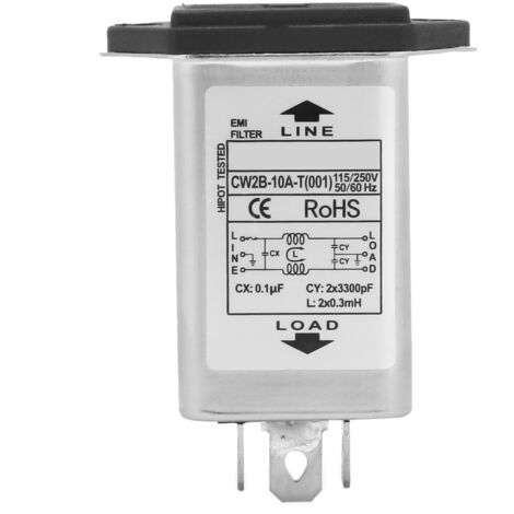 EMI-Filter mit Sicherungssockel – Simple Safety 125/250 V