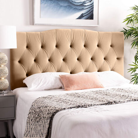 Emia Mink Plush King 26 inch Strutted Headboard