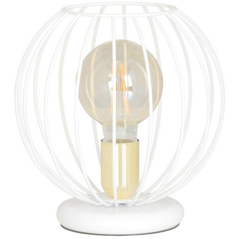 Emibig ALBIO Lampe de table blanche 1x E27