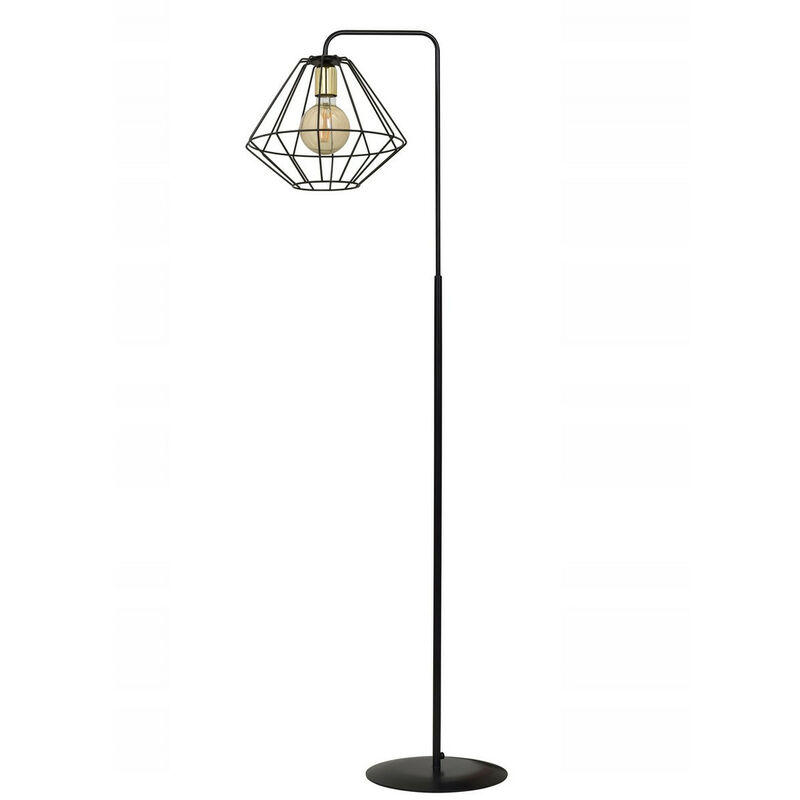 Emibig alteo Lampada da terra nera 1x E27