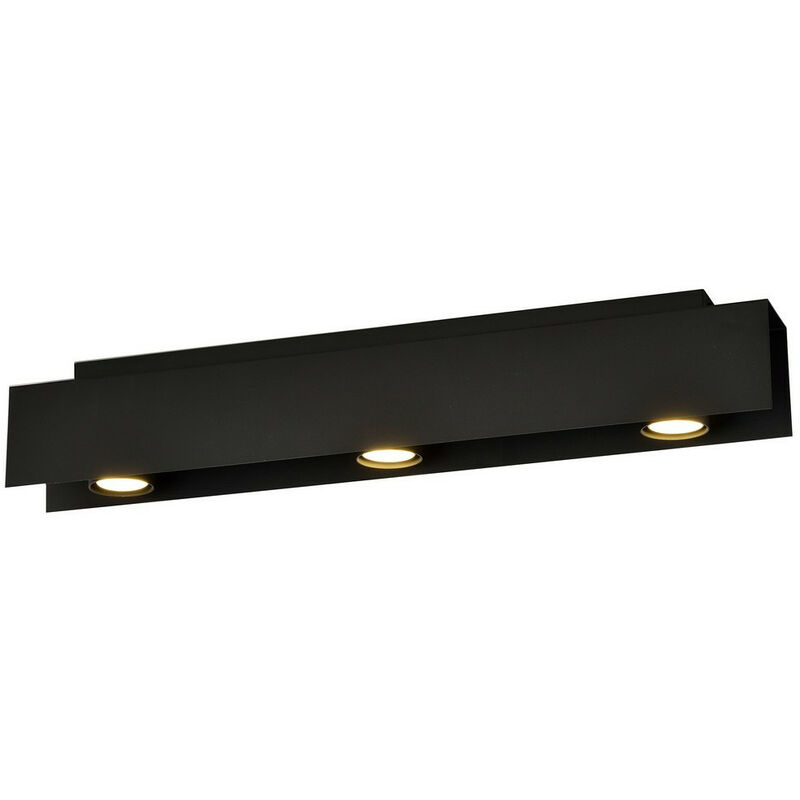 Emibig kenno Faretto da incasso nero a montaggio