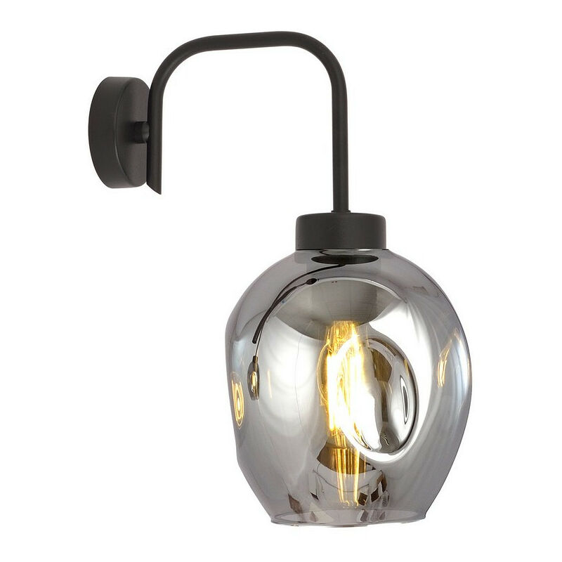 Emibig LUKKA Lampada da parete a cupola nera con