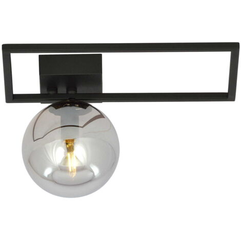 Emibig Plafoniera IMAGO nero grafite 1xE14 dimmer metallo