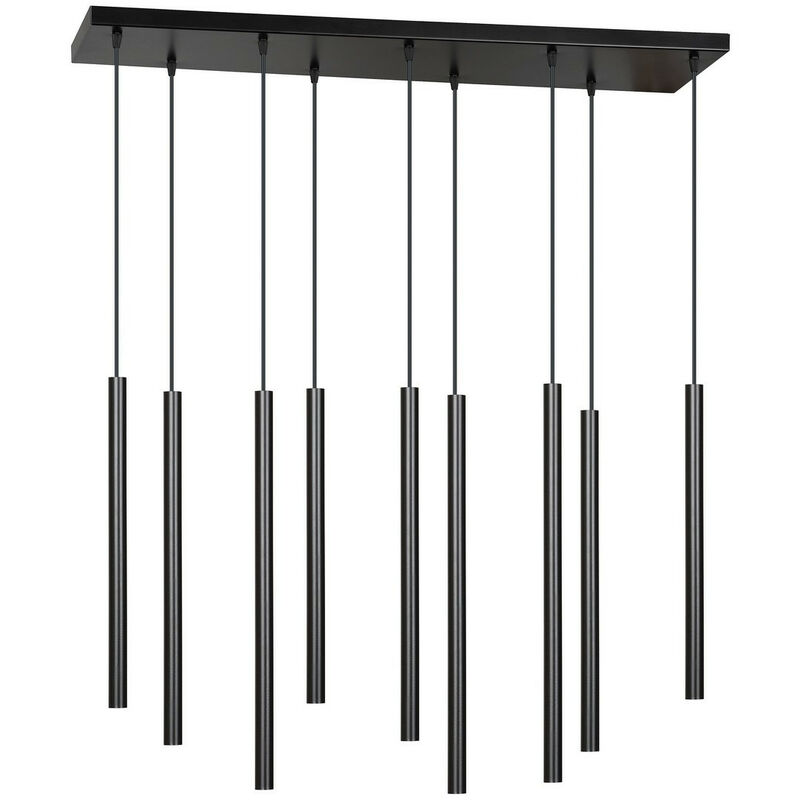 Emibig selter Plafonnier Suspendu Cluster Noir 9x G9