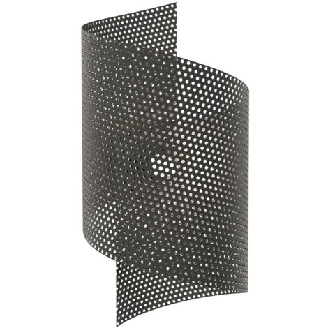 Emibig SPIRAL Modern Black Spiral Mesh Wall Sconce, 1-Light Indoor IP20 Accent Wall Lamp, Powder-Coated Steel, G9 Socket, Max 8W, 29x17x17 cm, for Hallway, Bedroom, Living Room