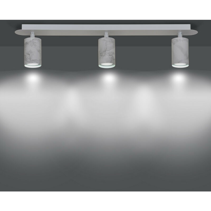 Emibig tent Faretto da soffitto bianco Bar 3x GU10...