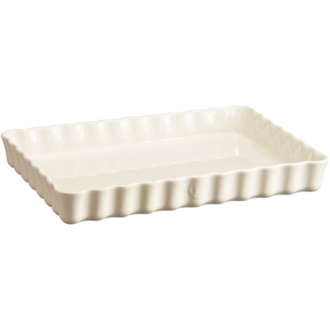 Emile Henry AU Four Tortiera Rettangolare, Ceramica, Argilla, 33,5 x 24 x 5 cm