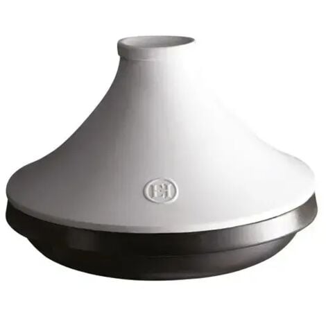 EMILE HENRY Tajine 32 cm Blanc & Noir - Delight