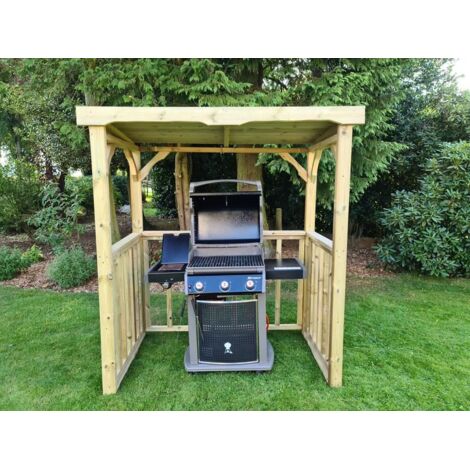 Emily Wooden Garden Bbq Hut