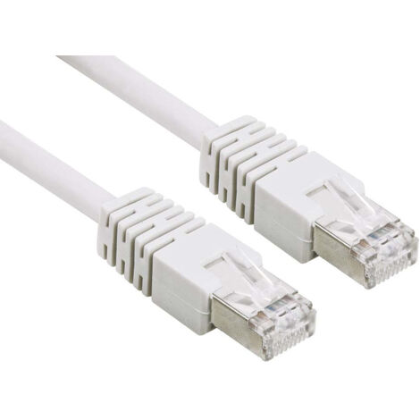 Eminent - U/utp Cat6 Câble Patch Réseau / 1 M / Blanc / M-m