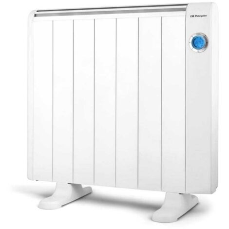 Emisor térmico de bajo consumo 7 elementos Orbegozo, 1300W. Cuerpo en aluminio, mando a distancia
